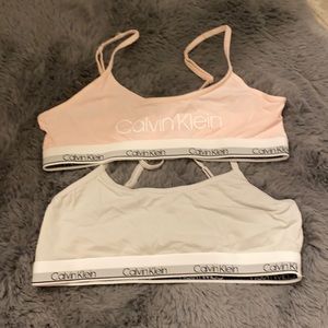 Set of 2 Calvin Klein bralettes